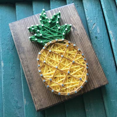 Strung by Shawna DIY String Art Kit - Pineapple