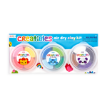 Ooly Creatibles Air Dry Clay Kit- 12 Colors