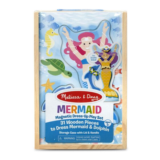 Melissa & Doug Magnetic Dress Up Play Set - Mermaid