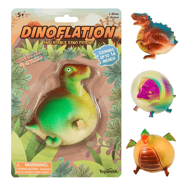 Toysmith Dinoflation Inflatable Dino Friend