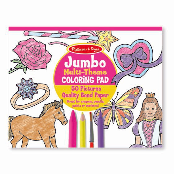 Melissa & Doug Jumbo Coloring Pads – South Coast Baby Co