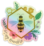 Exclusive Stay Bumble Die Cut Holographic Vinyl Sticker