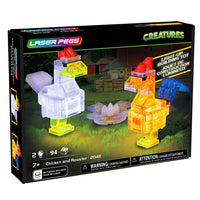 Laser Pegs Creatures - Chicken and Rooster