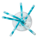 GoSili Reusable Silicone Straws, Ocean, Standard 6 pack