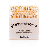 GummiBand Hair Cords, 4-pack