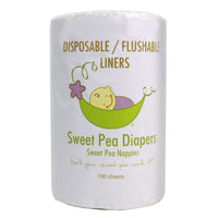 Sweet Pea Flushable Nappy Liners