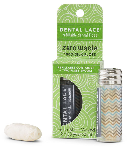 Dental Lace Refillable Dental Floss - Starter Pack