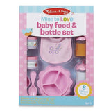 Melissa & Doug Mine to Love Baby Food & Bottle Set