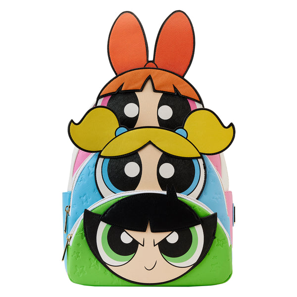 Loungefly Powerpuff Girls Triple Pocket Mini Backpack