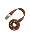 *FINAL SALE* Silli Chews Mini Teether with Strap - Chocolate Donut