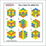 BeginAgain Hexagon Matching Puzzle