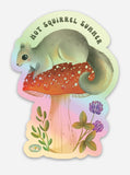 Hot Squirrel Summer Stickers