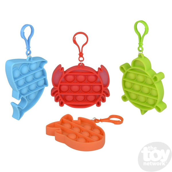 *FINAL SALE* Toy Network Sea Life Bubble Popper Clip-Ons