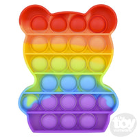 Toy Network Rainbow Bear Bubble Poppers