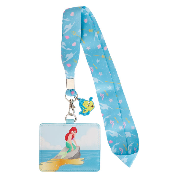 Loungefly The Little Mermaid Triton's Gift Lanyard with Card Holder