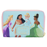 *FINAL SALE* Loungefly Disney Princess Collage Zip Around Wallet