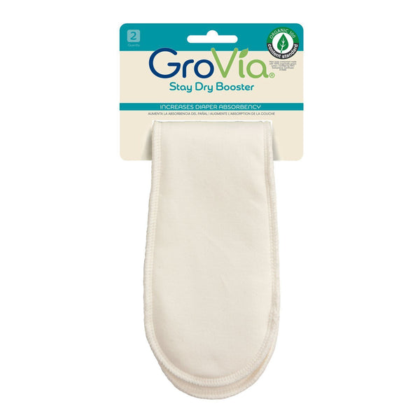 GroVia Organic Cotton Booster 2-Pack
