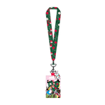 *FINAL SALE* Loungefly Alice in Wonderland Painting the Roses Red Lanyard with Card Holder