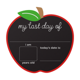 Pearhead First and Last Day of School Reversible Apple Chalkboard