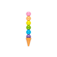 Ooly Rainbow Scoops Stacking Erasable Crayons