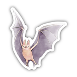 Big Moods Cute Bat Vinyl Sticker