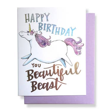 *FINAL SALE* Paper Wilderness Happy Birthday Unicorn Greeting Card