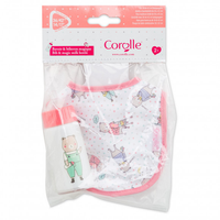 Corolle 14" Bib and Magic Milk Bottle