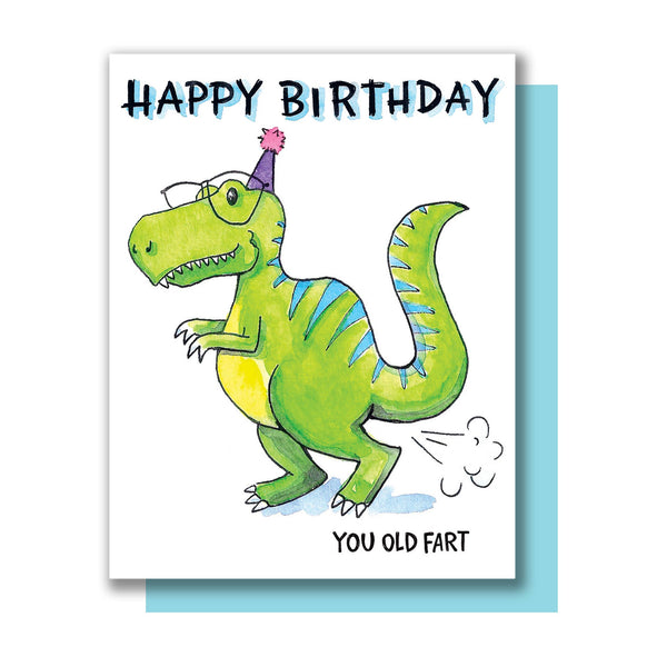 *FINAL SALE* Paper Wilderness Happy Birthday Dinosaur Greeting Card