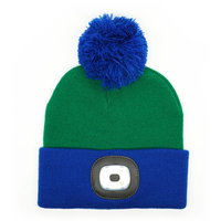 Night Owl Kid's Rechargeable LED Pom Beanie