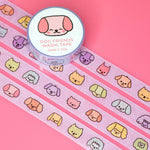 Robot Dance Battle Washi Tape - Rainbow Dog Friends