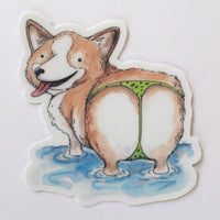Paper Wilderness Corgi Vinyl Sticker