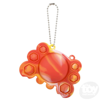*FINAL SALE* Toy Network Reversible Crab Bubble Popper Keychains