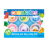 Ooly Creatibles Deluxe Air Dry Clay Kit- 24 Colors