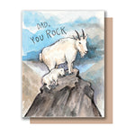 *FINAL SALE* Paper Wilderness Dad You Rock Mountain Goat Father's Day Greeting Card