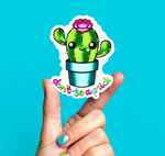 Jesiiii 'Don't Be A Prick' Cactus Vinyl Sticker