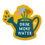 'Drink More Water' Vinyl Sticker by Three Potato Four