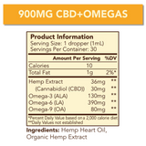 Cypress Hemp Full Spectrum 900mg CBD+OMEGAS Drops