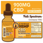 Cypress Hemp Full Spectrum 900mg CBD+OMEGAS Drops