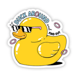 Big Moods 'Duck Around and Find Out' Vinyl Sticker