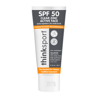 ThinkSport Clear Zinc Daily Face Sunscreen SPF 50