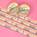 Robot Dance Battle Washi Tape - Corgi Train