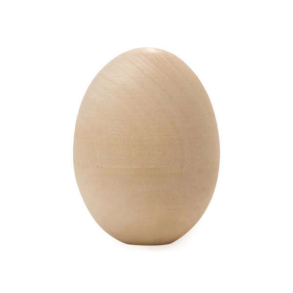 Golden Cockerel Blank Solid Wooden Egg
