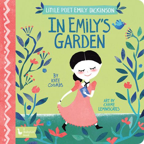 BabyLit Little Poet Board Books - Emily Dickinson: In Emily's Garden