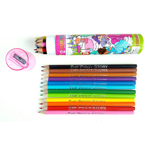 The Piggy Story Colored Pencils