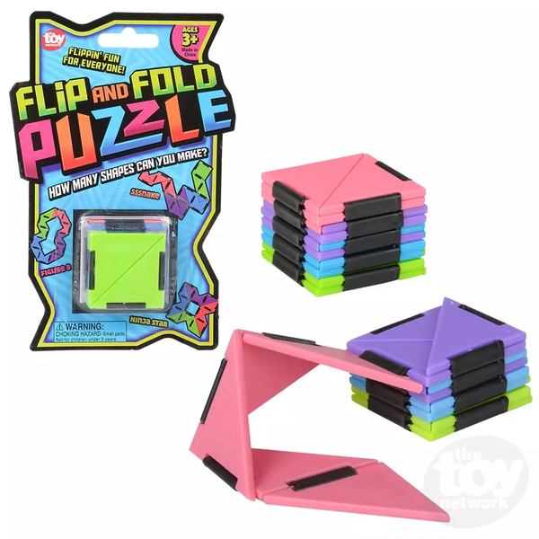 Toy Network Flip and Fold Puzzle Game