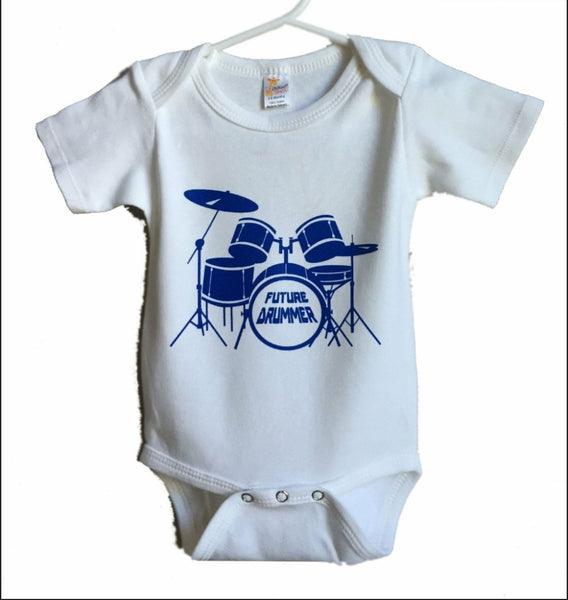Little Black Tutu Future Drummer Infant Bodysuit, 6-12 mo