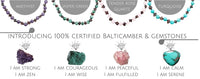 Healing Hazel 100% Baltic Amber Necklaces with Gemstones - Adult