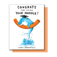 *FINAL SALE* Paper Wilderness Congrats Dolphin Graduation Greeting Card