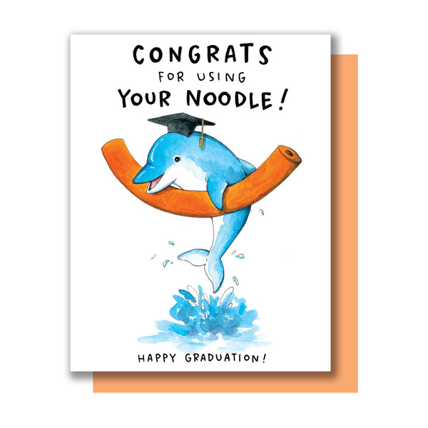 *FINAL SALE* Paper Wilderness Congrats Dolphin Graduation Greeting Card