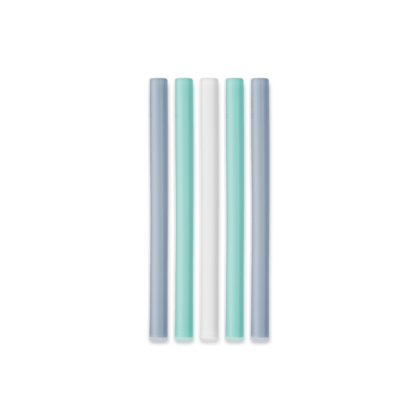 GoSili® 5.625 Mini Silicone Cocktail Straws, Eco-Friendly Reusable So